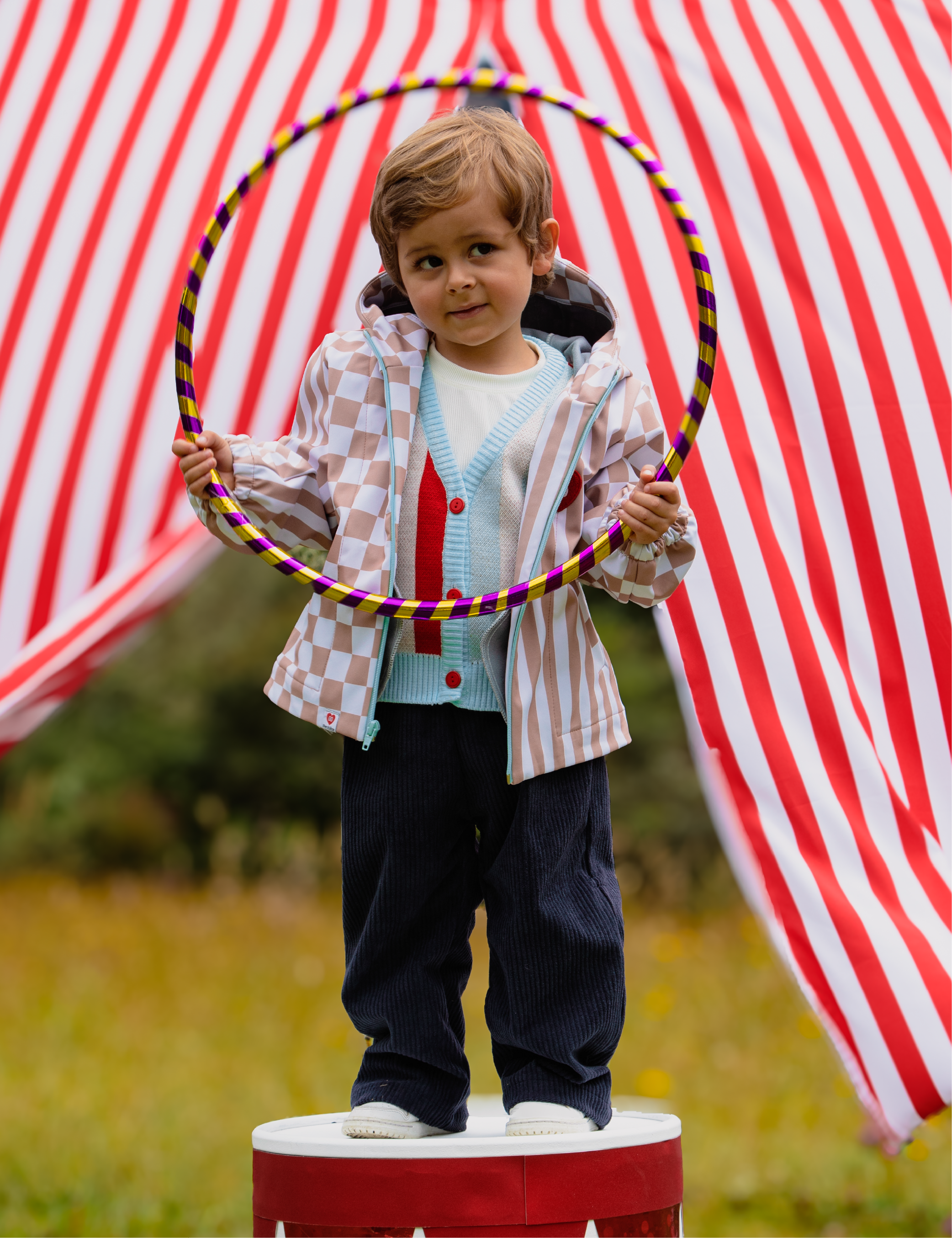 Chaqueta de Lluvia Café