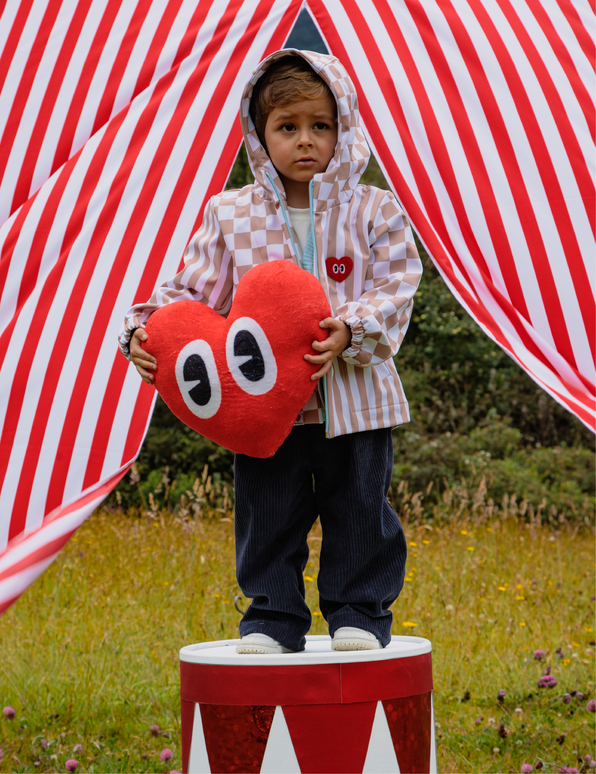 Chaqueta de Lluvia Café