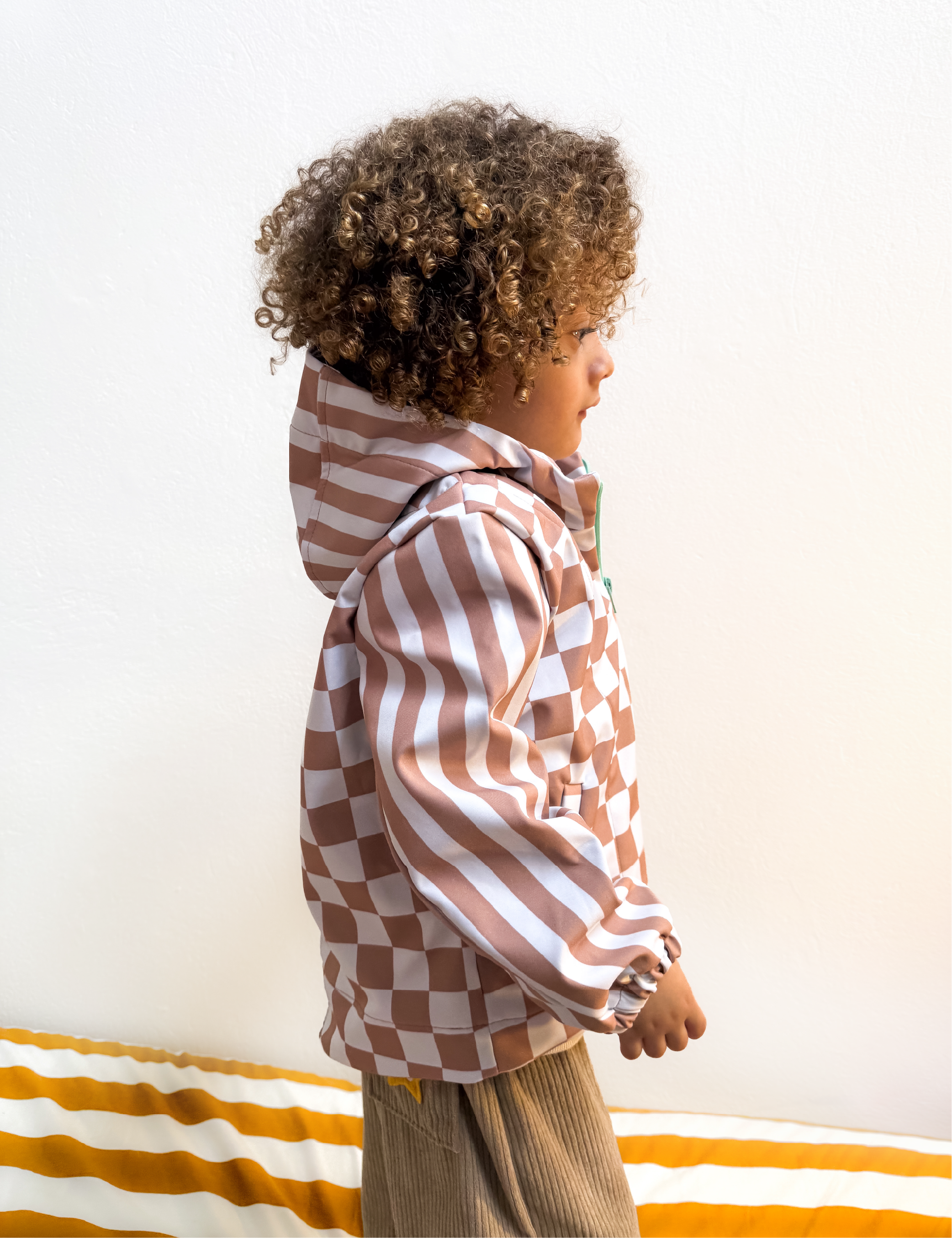 Chaqueta de Lluvia Café