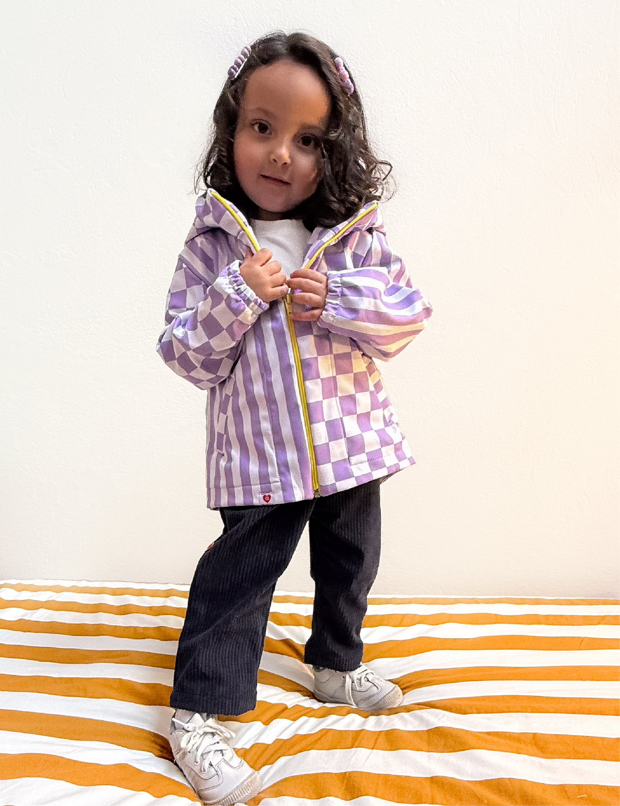 Chaqueta de Lluvia Lila