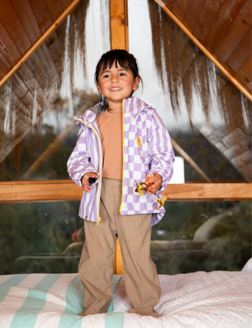 Chaqueta de Lluvia Lila