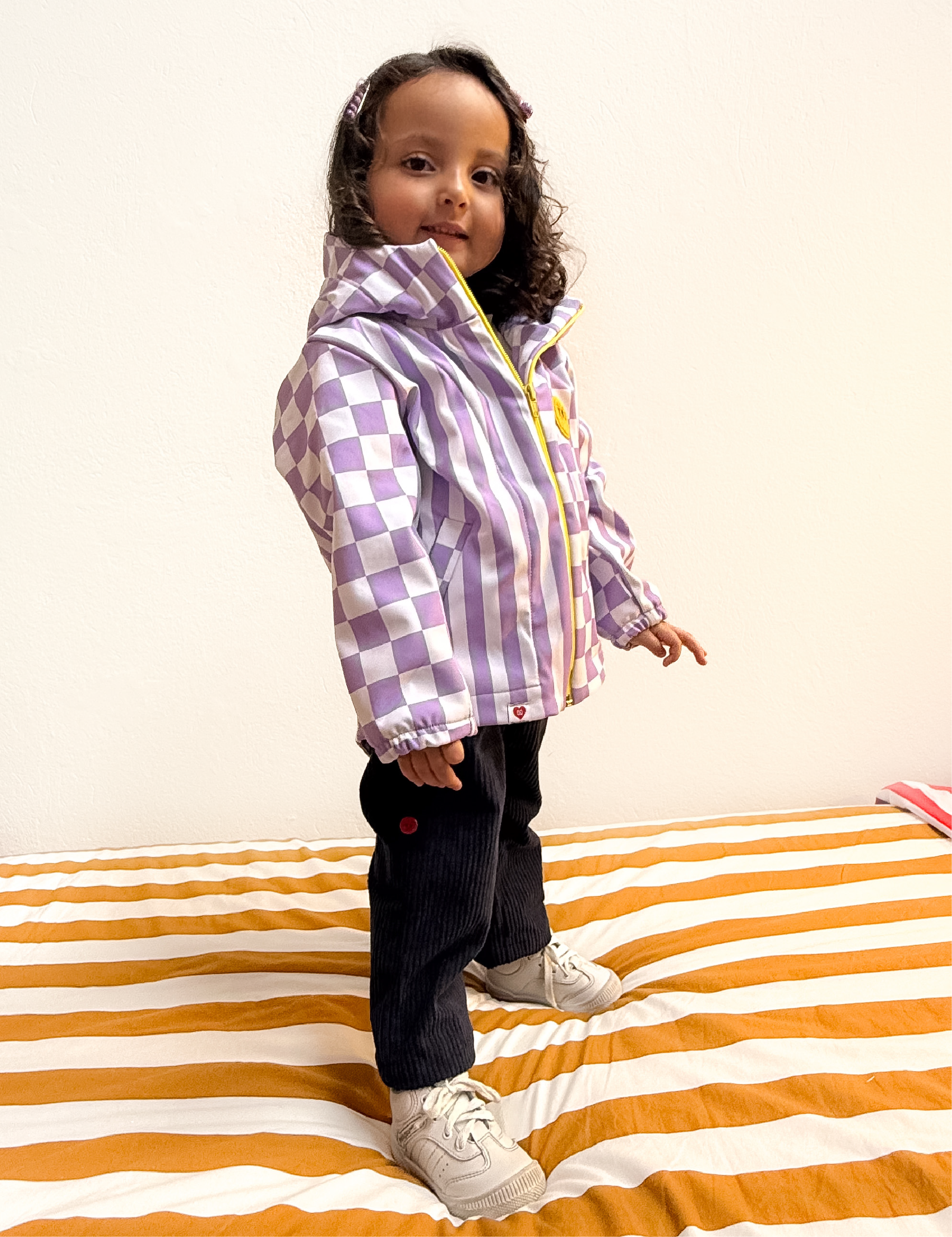 Chaqueta de Lluvia Lila