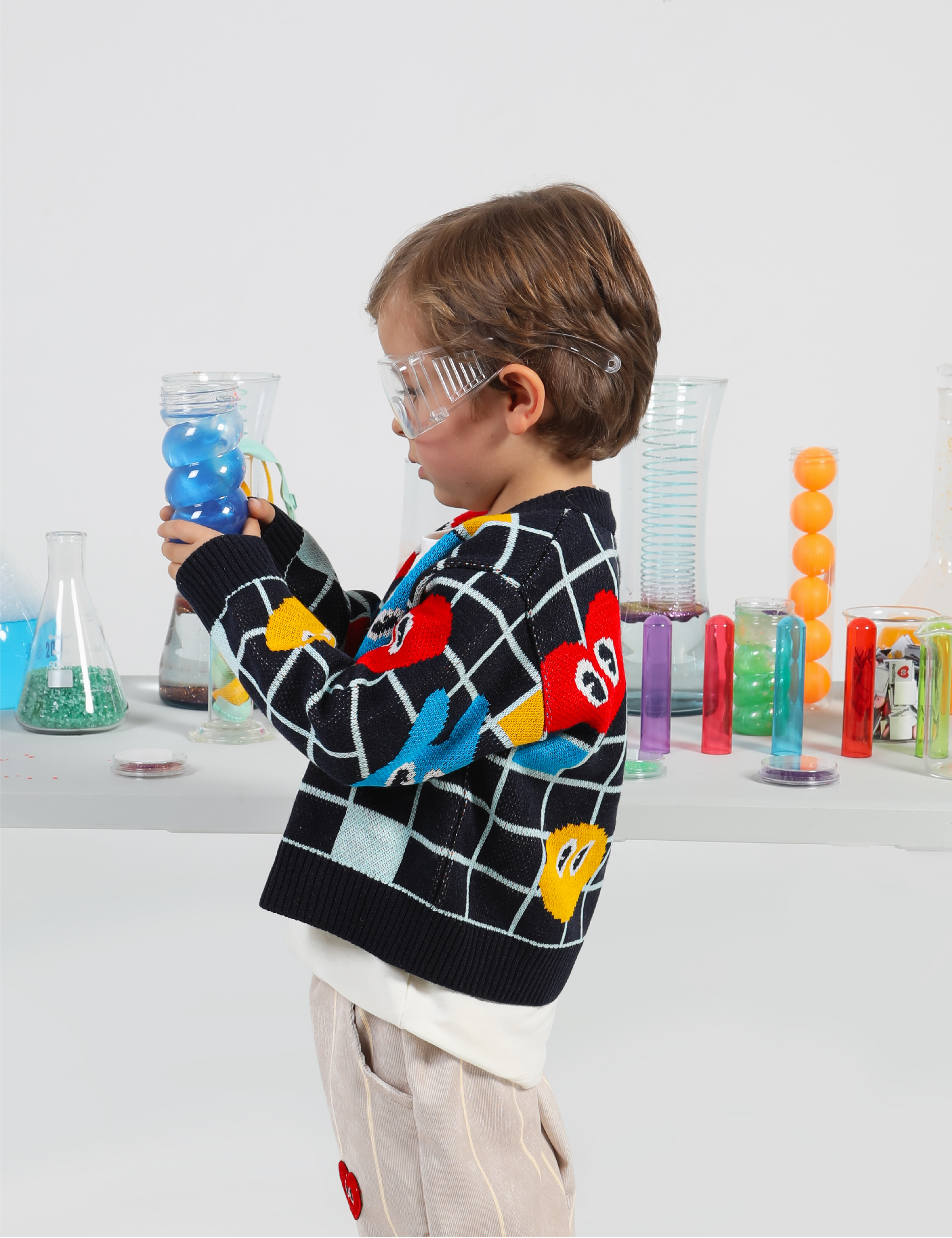 Cardigan Tejido Mini Lab