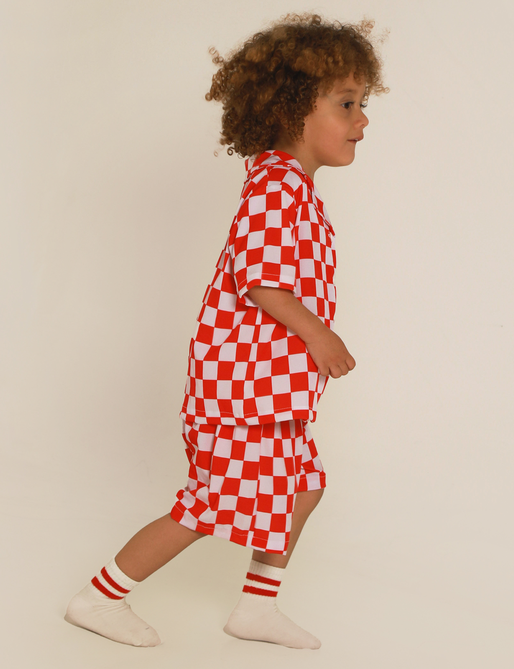 Short Cuadros Rojos