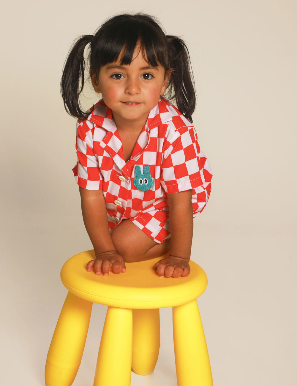 Camiseta Cuadrirabbit Roja