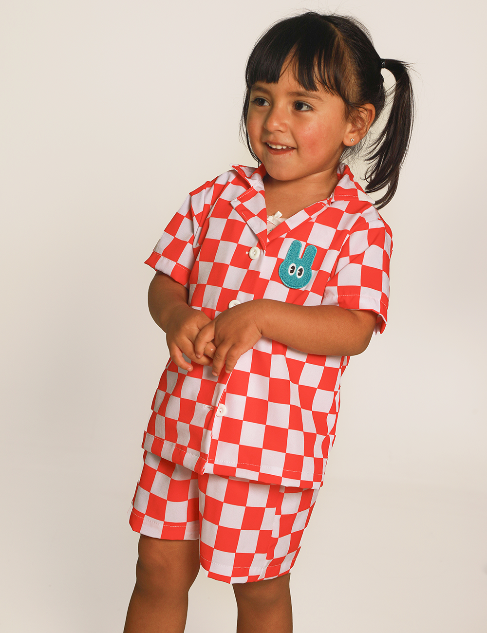 Short Cuadros Rojos